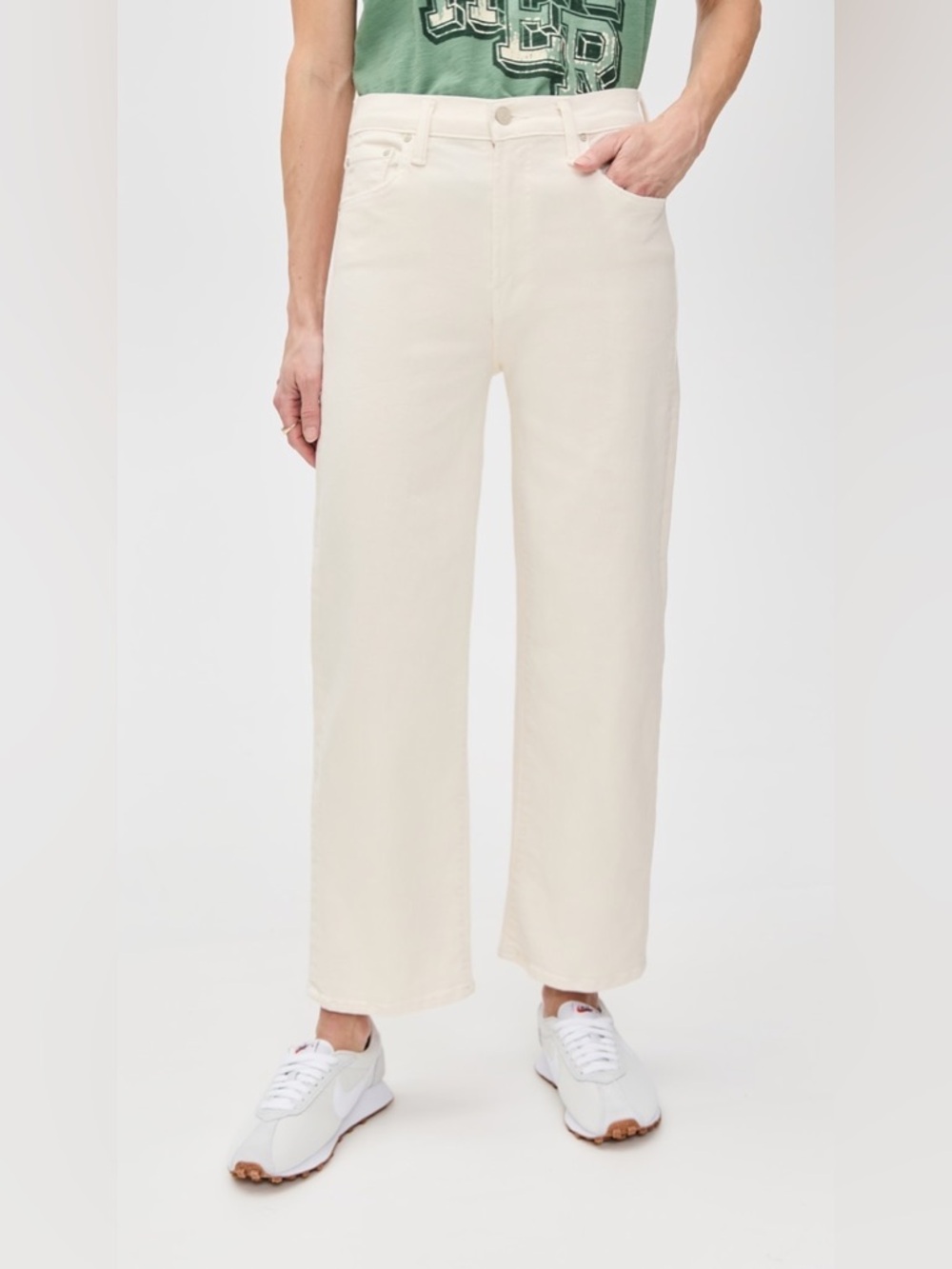 MOTHER Petite Lil Rambler Zip Ankle Jeans, size 33